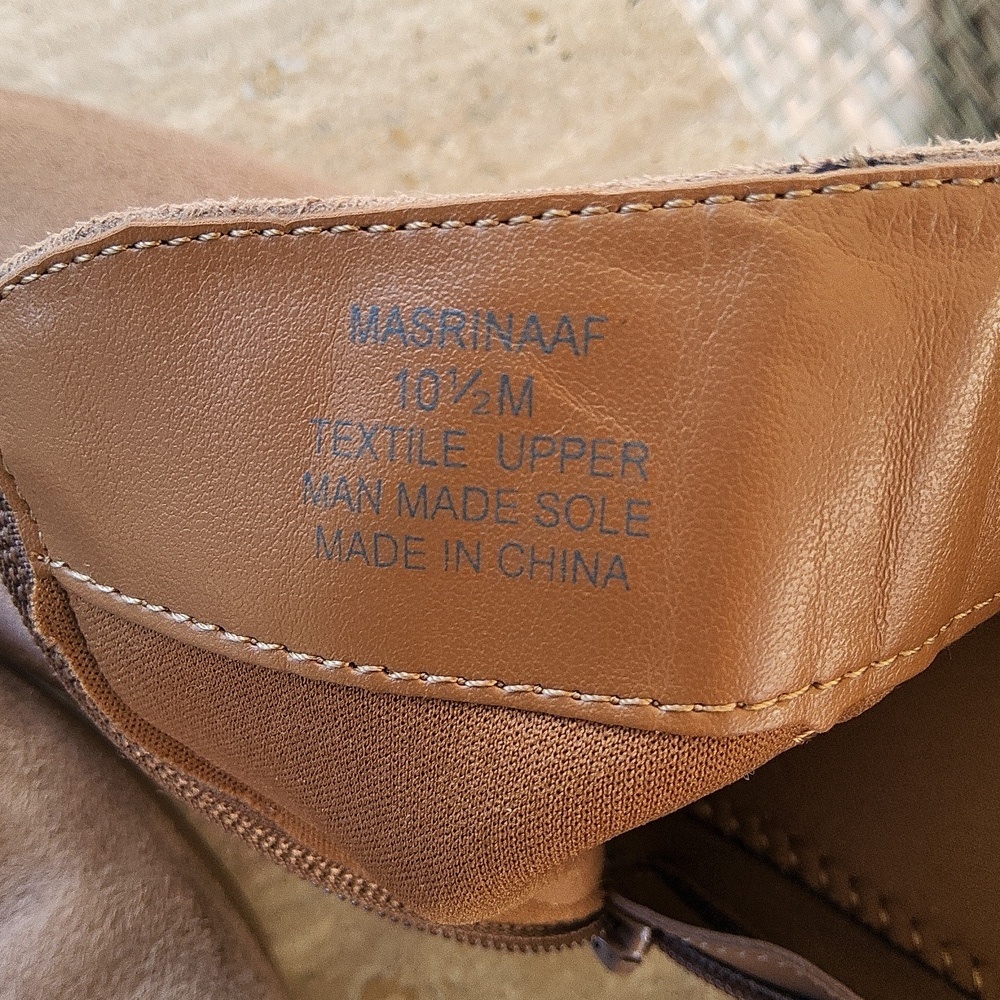 Style & Co faux suede light brown heeled boots size 10 1/2 - Picture 13 of 14